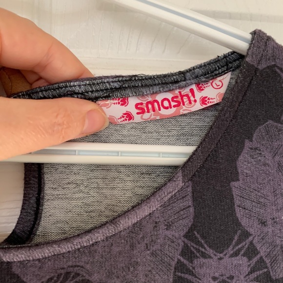 Purple and grey dasha SMASH midi dress size L - Picture 7 of 8